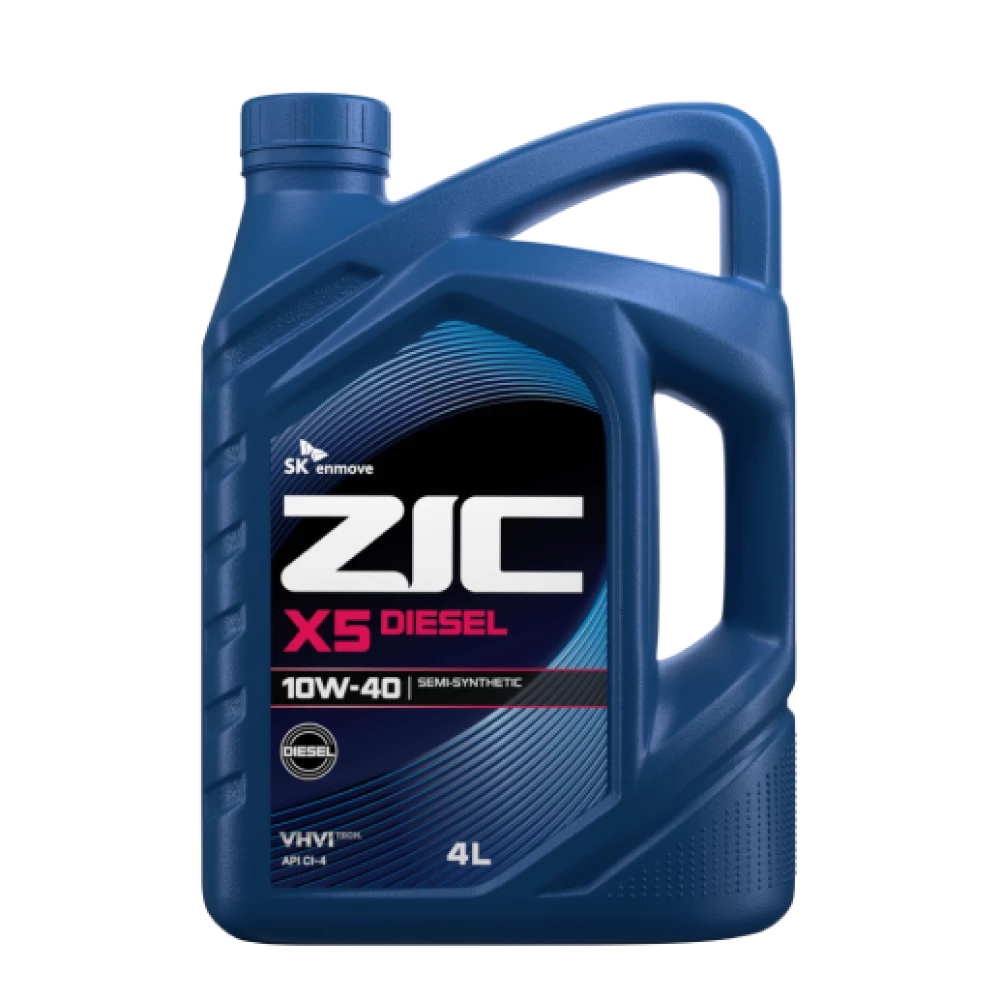 Масло ZIC X5 Diesel 10W40 4л