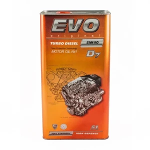 Изображение товара -  EVO 5W-40 TURBO DIESEL D7 CF 5L